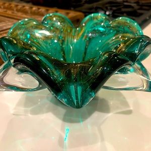 Beautiful unique glass vase